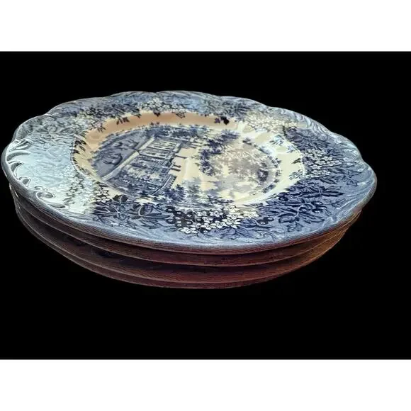 J & G Meakin Romantic England Bread &Butter Plates 7” Penshurst Place GORGEOUS! - Picture 5 of 7